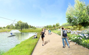 Le projet du parc Bruyère à Baillargues.