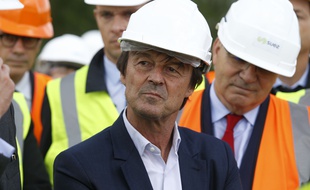 Nicolas Hulot à Valenton, le 19 mai 2017.