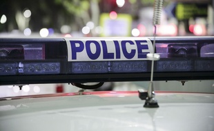 Une voiture de police (illustration)