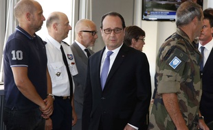 François Hollande à Nice, le 15 juillet 2016.