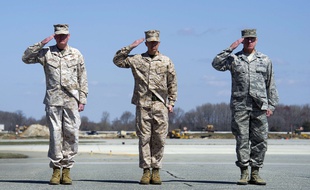 Des Marines américains, le 21 mars 2016, à Temecula. Illustration