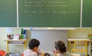 Rentrée des classes 2011. Classe préparatoire école GLIESBERG à Strasbourg. tableau bienvenue CE1