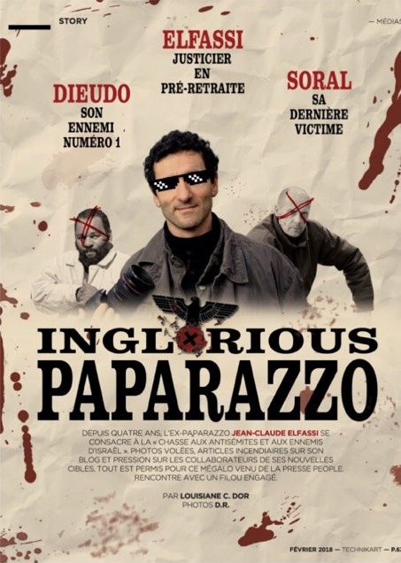 Jean-Claude Elfassi sur l'affiche de justicier qu'il a envoyée à «20 Minutes».