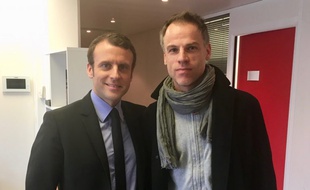 Sébastien Nadot (à droite), candidat du Mdp, renonce à se présenter à l'élection présidentielle et soutient Emmanuel Macron.