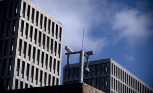 Le siège des services secrets allemands BND, à Berlin, le 15 avril 2014 à Berlin.