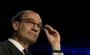 L'ancien ministre du Budget Eric Woerth à Gouvieux, dans l'Oise, le 9 avril 2015