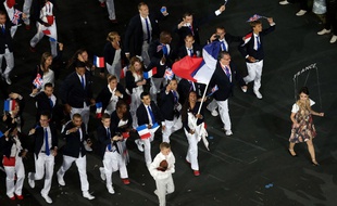 La délégation française au Jeux Olympiques de Londres en 2012.