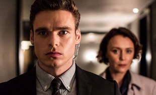 Richard Madden et Keeley Hawes, dans la série «Bodyguard».