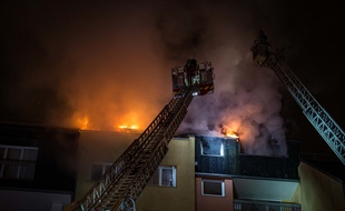 Incendie à Alfortville