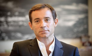 Paris, le 05 Septembre 2011. Jean Luc Delarue dans les locaux de réservoir pro sa maison de production.