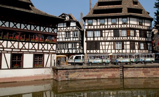 Maison Alsacienne dans la Petite France Strasbourg. Le 24 05 07