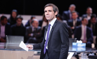 David Pujadas sur le plateau de «L'Emission politique».