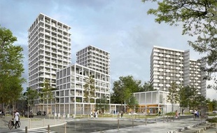 Le futur îlot Blancho-Zamenhof, sur l'île de Nantes, intégrera au moins 13 logements pour l'OFS.