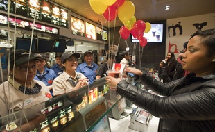Un fast-food à New York en 2011.