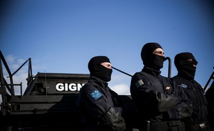 Des membres du GIGN (Groupement d'intervention de la gendarmerie nationale). Illustration