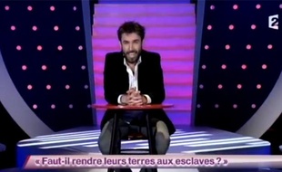 L'humoriste Aymeric Lompret dans l'émission de France 2 «On n'demande qu'à en rire».