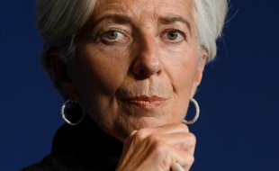 Christine Lagarde pendant le Forum économique mondial à Davos le 20 janvier 2016