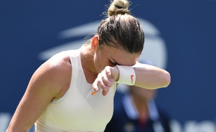 La numéro 1 mondiale Simona Halep a perdu au premier tour de l'US Open, le 27 août 2018.