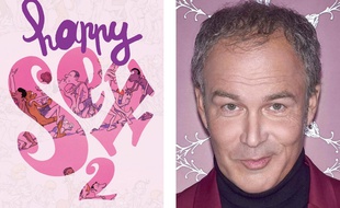 La couverture de « Happy sex 2 » et un portrait de Zep, son auteur