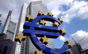 La Banque centrale européenne, à Francfort.