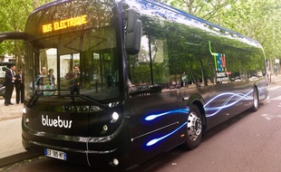 Le Bluebus de Bolloré est en test sur la Liane 15 du réseau TBM à Bordeaux.