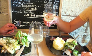 Illustration restaurant.