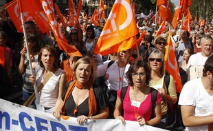 La manifestation a rassemblé entre 1,1 et 3 millions de personnes en France, le 7 septembre 2010.