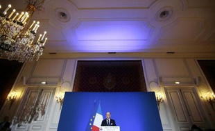Le ministre de l'Intérieur Bernard Cazeneuve, le 27 janvier 2015 à Paris