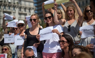 «Marche en short» à Toulon le 25 juin 2016.