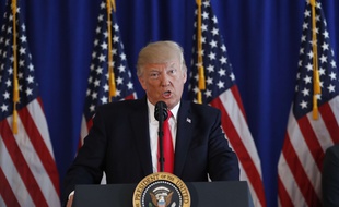 Donald Trump, le 12 août 2017, à Bedminster (Etats-Unis).