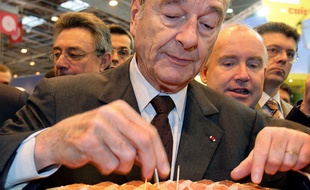 Jacques Chirac au Salon de l'agriculture en 2006.