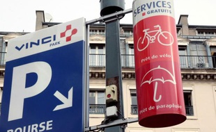 Un parking Vinci à Marseille