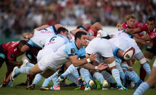 Le demi de mêlée de Bayonne, Mike Phillips, le 13 septembre 2013