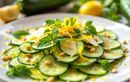 Explosion de fraîcheur et de croquant en été : le carpaccio de courgettes citronné en entrée !