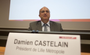 Le président de la MEL Damien Castelain.
