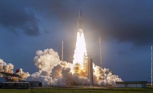 Lancement d'une fusée Ariane 5 en décembre 2018.