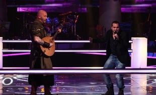 Luc Arbogast et Thomas Vaccari dans «The Voice».