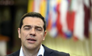 Le Premier ministre grec Alexis Tsipras à Bruxelles, le 10 juin 2015