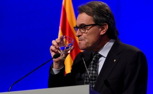 Le président catalan sortant, Artur Mas, à Barcelone le 5 janvier 2016