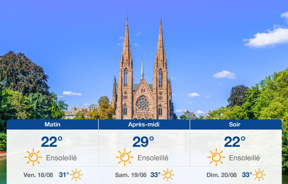 Météo Strasbourg: prévisions du jeudi 17 août 2023