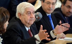 Le ministre syrien des Affaires étrangères, Walid Mouallem, a remercié lundi au nom du président syrien Bachar al-Assad le chef de l'Etat russe Vladimir Poutine pour son soutien à la Syrie, menacée de frappes par les Etats-Unis.