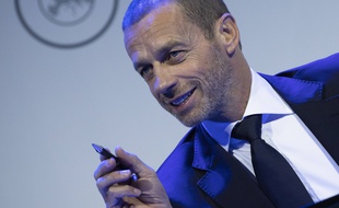 Le président de l'UEFA, Aleksander Ceferin, le 3 mars 2020.
