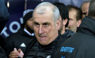 Alain Casanova, l'entraîneur du TFC, lors du match de Ligue 1 contre Lyon, le 16 janvier 2019 au Stadium de Toulouse.