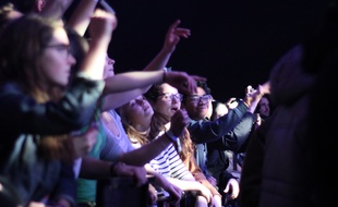 Trans Musicales de Rennes. Le public devant Lucky Chops, ici en 2016.