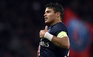 Thiago Silva lors du match entre le PSG et Toulouse le 21 février 2015.