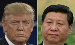 Le président américain Donald Trump en 2016 et son homologue chinois en 2012
