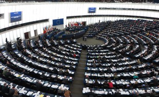 Le Parlement Européen, le 10 décembre 2013.