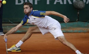 Gilles Simon à Roland-Garros le 31 mai 2013.