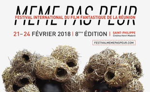 Première affiche parue pour la 8e édition du festival du film fantastique "Même pas peur" à La Rénion.