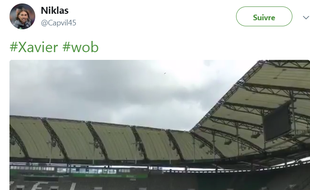 Le stade de Wolfsburg a tremblé lors du passage de la tempête Xavier.